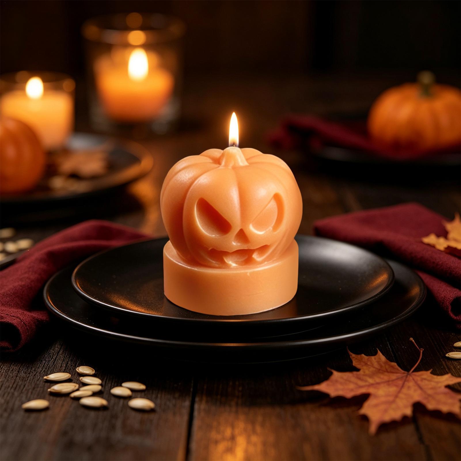 Halloween Pumpkin Candle Mold  - Candle Making Workshops 评论和价格