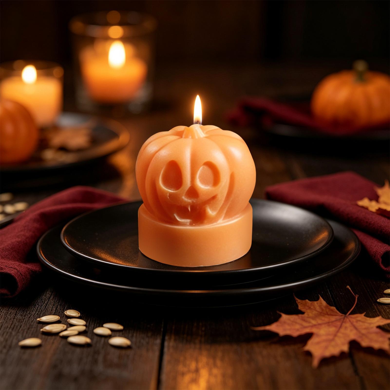 1PC Halloween Pumpkin Silicone - Candle Making Workshops 评论和价格