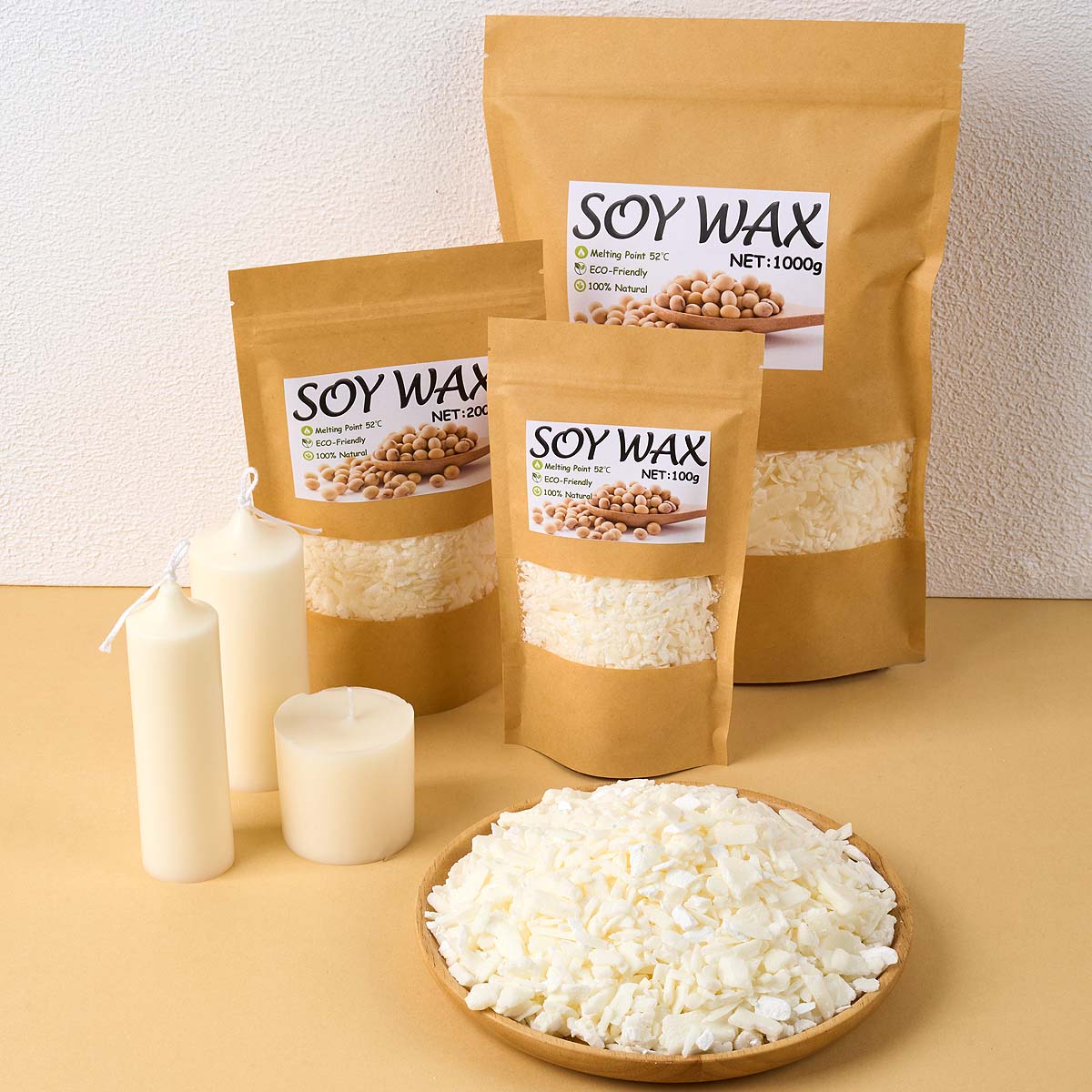 1 Pounds Pure White Soy Wax Fo - Candle Making Course 评论和价格