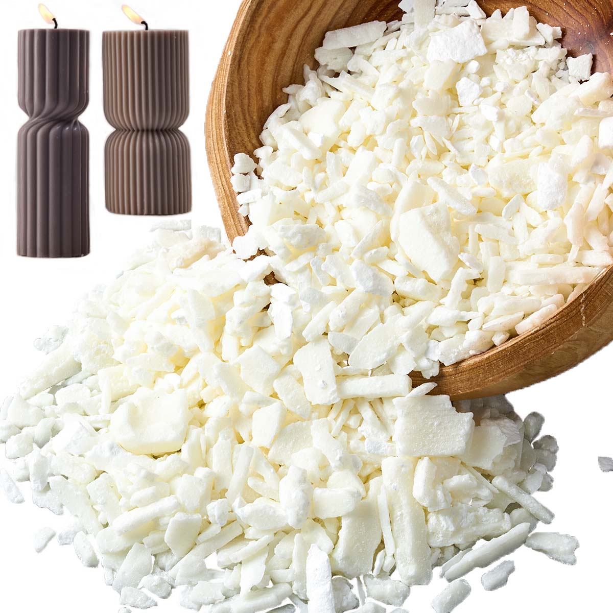 1 Pounds Pure White Soy Wax Fo - Candle Making Course 评论和价格