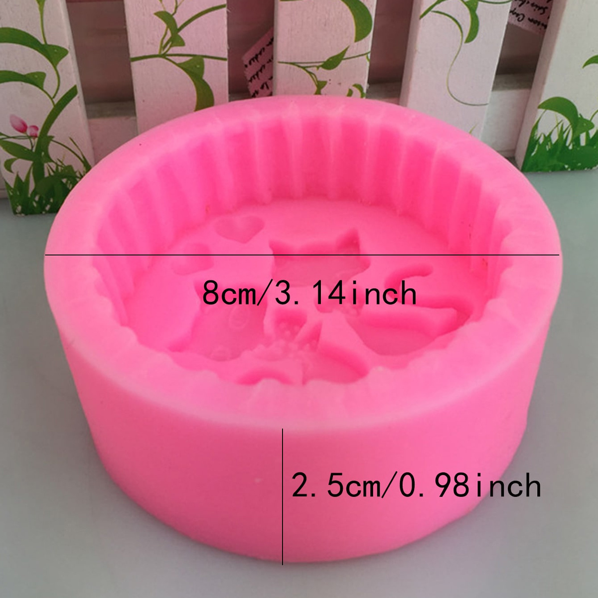 1-Piece Silicone Cat Soap Mold - Candle Making Course 评论和价格
