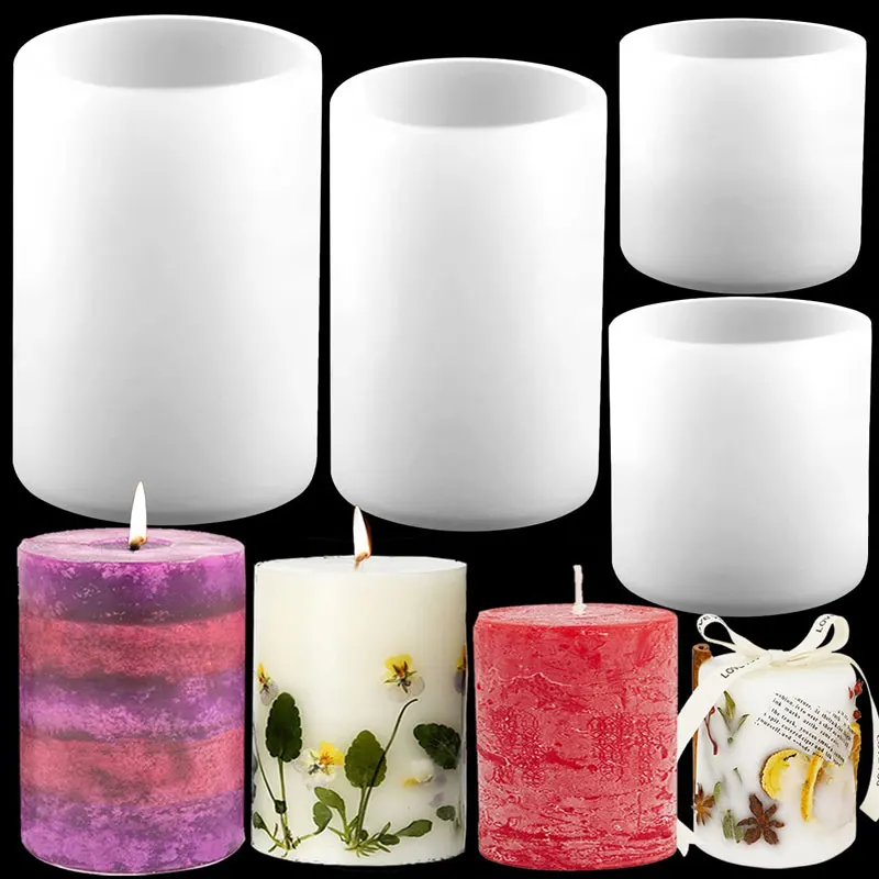 Cylinder Silicone Candle Molds - Candle Making Course 评论和价格