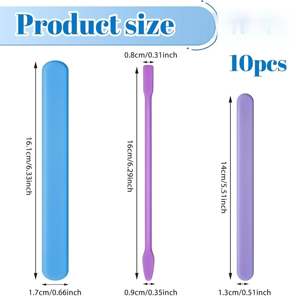 10 Count Silicone Stirring Too - Candle Making Workshops 评论和价格